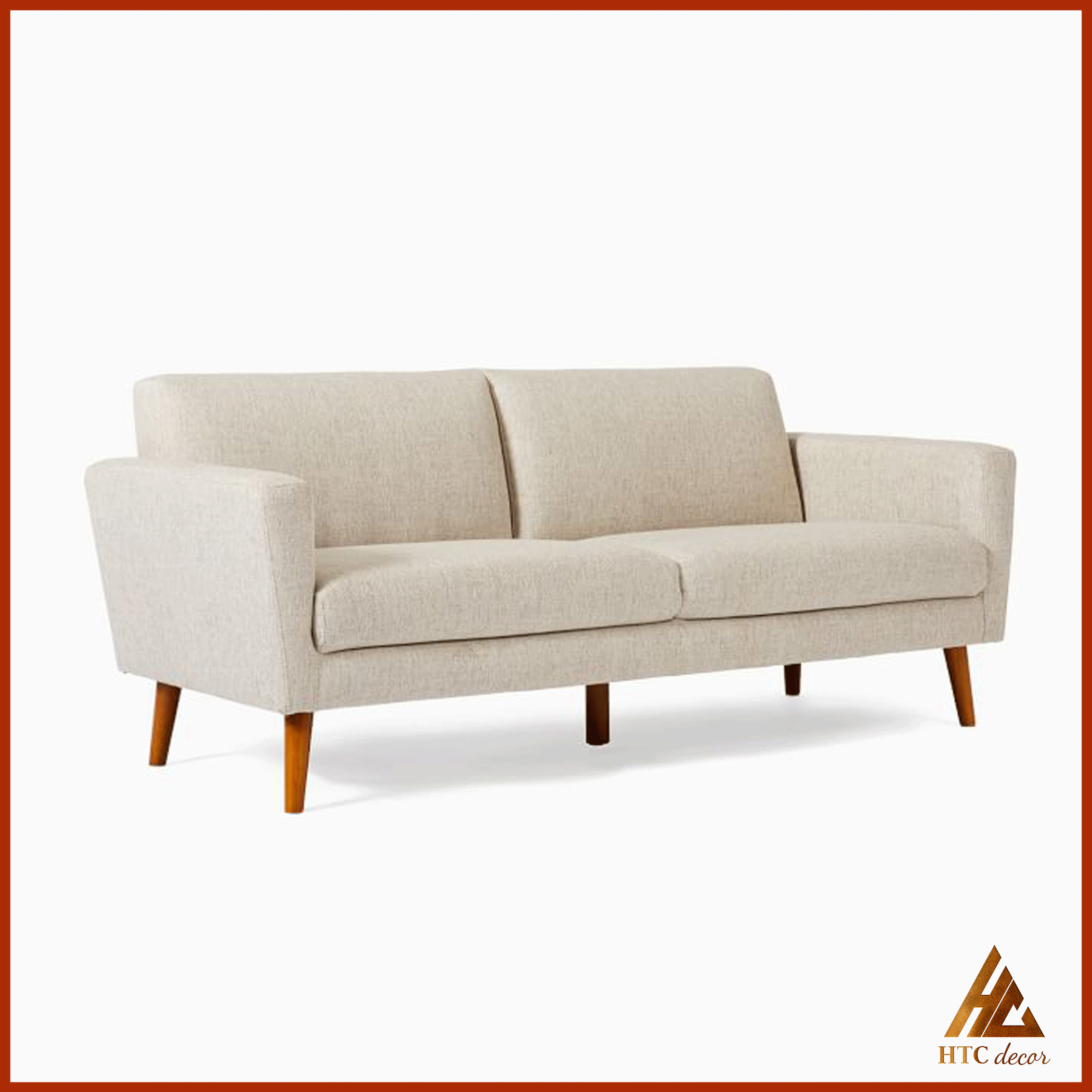 Ghế Sofa Băng Oliver 2 Chỗ Vải Bố